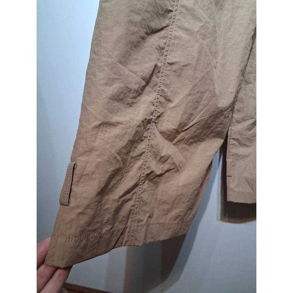 Mijeong Park Wide Leg Cargo Pants Nylon Cotton In Camel Size S NWT - Picture 5 of 10
